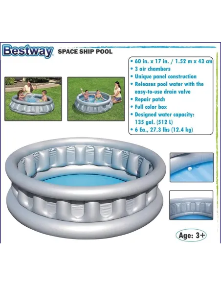 بست واي مسبح سفينة الفضاء41 سم 157 سم