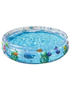 بيست واي حوض سباحة قابل للنفخ  غوص عميق 3 حلقات بموضوع البحر للأطفال 2