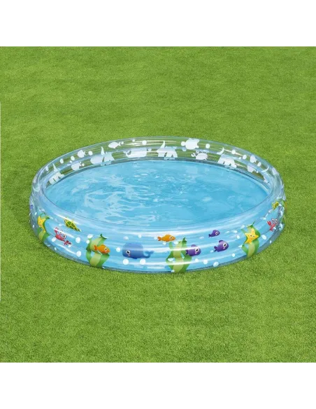 حوض السباحة للأطفال قابل للنفخ بتصميم شفاف