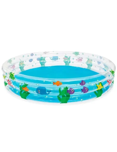 حوض السباحة للأطفال قابل للنفخ بتصميم شفاف