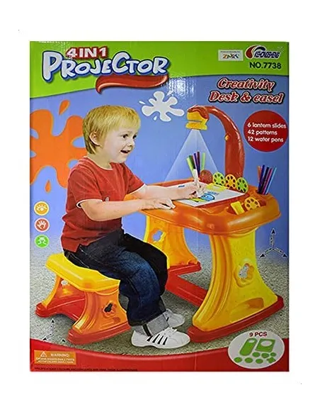 4 في 1 مكتب إبداع جهاز عرض وحامل