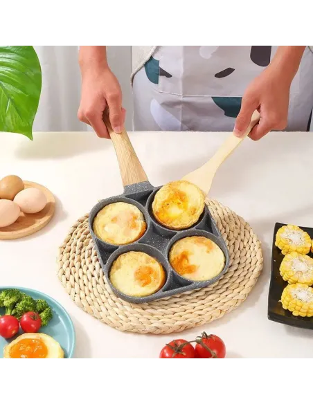مقلاة🍳 مقسمة 4 في 1
