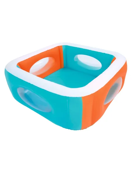 bestway حوض سباحة قابل للنفخ مع نافذة شفافة ملونة