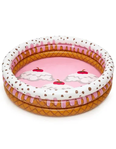 بيست واي مسبح ايس كريم دائري قابل للنفخ للاطفال 1.60x0.38 م