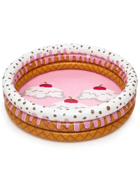 بيست واي مسبح ايس كريم دائري قابل للنفخ للاطفال 1.60x0.38 م