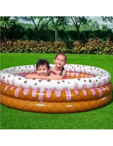 بيست واي مسبح ايس كريم دائري قابل للنفخ للاطفال 1.60x0.38 م